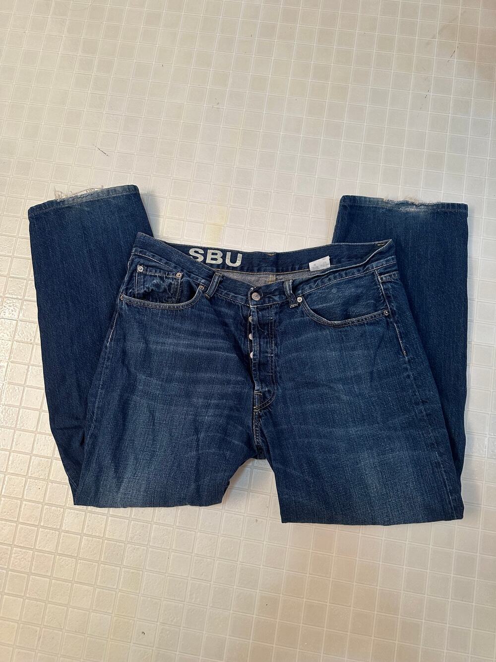 SBU Strategic Business Unit Jeans Button Fly size 38 Made in Italy